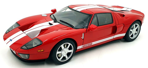 Autoart 1/18 Scale Diecast 73021 - Ford GT - Red/White Stripes