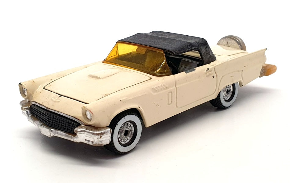 Corgi 13cm Long Diecast 801 - Ford Thunderbird - White/Black