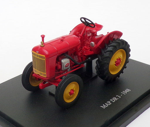 Hachette 1/43 Scale Model Tractor HT026 - 1948 MAP DR3 - Red