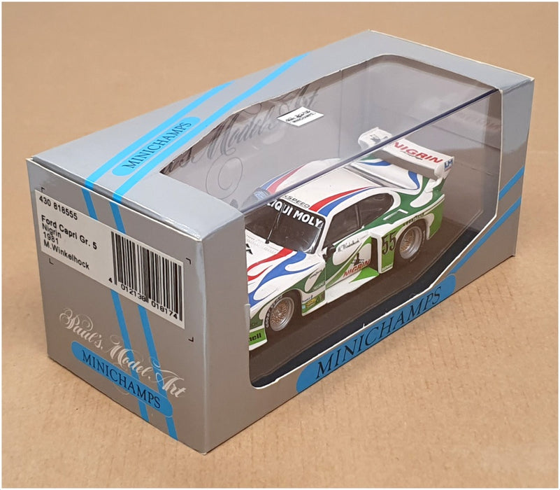 Minichamps 1/43 Scale 430 818555 - Ford Capri Gr.5 Nigrin 1981