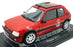 Norev 1/18 Scale 184848 - Peugeot 205 GTI 1.9 PTS Rims 1991 - Red