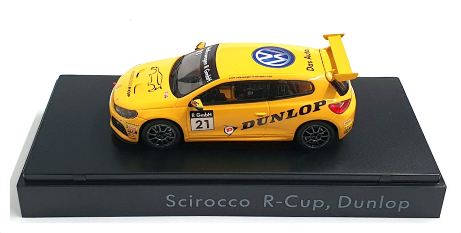 Racing Models 1/43 Scale VWFIF - VW Scirocco R-Cup #21 Dunlop - Yellow