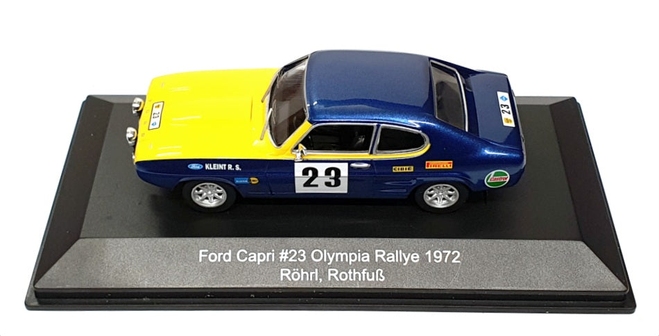 CMR 1/43 Scale WRC012 - Ford Capri  #23 Olympia Rallye 1972 - Blue/Yellow