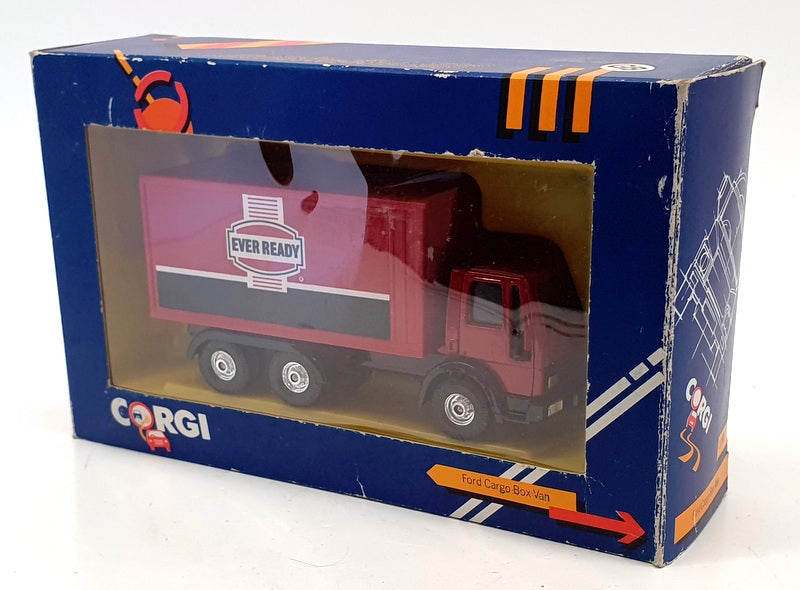 Corgi Appx 14cm Long Diecast 1190 - Ford Box Van Ever Ready - Red