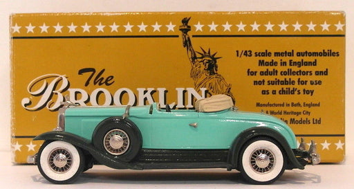 Brooklin 1/43 Scale BRKFS02  - 1931 Studebaker President 1 Of 900 2-Tone Green