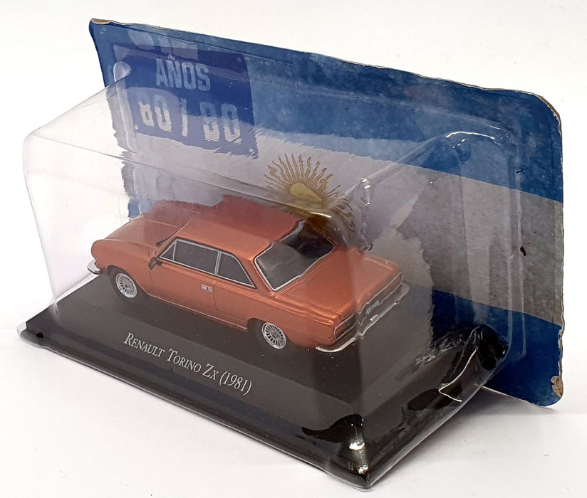 Altaya 1/43 Scale Diecast 4921 - 1981 Renault Torino Zx - Metallic Copper