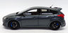 Autoart 1/18 Scale Model Car 72954 - 2016 Ford Focus RS - Stealth Grey