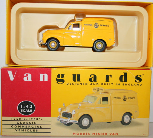 VANGUARDS 1/43 VA11000 MORRIS MINOR VAN AUTOMOBILE ASSOCIATION