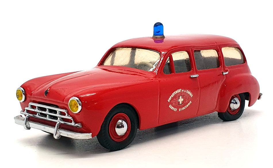 CJM 1/43 Scale Built Kit FE300 - 1956 Renault Domaine - Swiss Fire Service