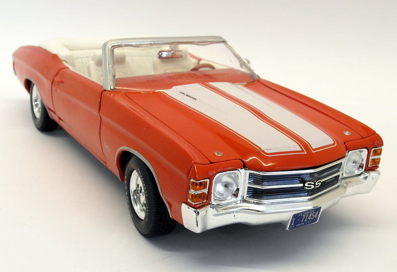 Maisto 1/18 Scale Diecast - UB84 Chevrolet Chevelle SS Convertible Orange