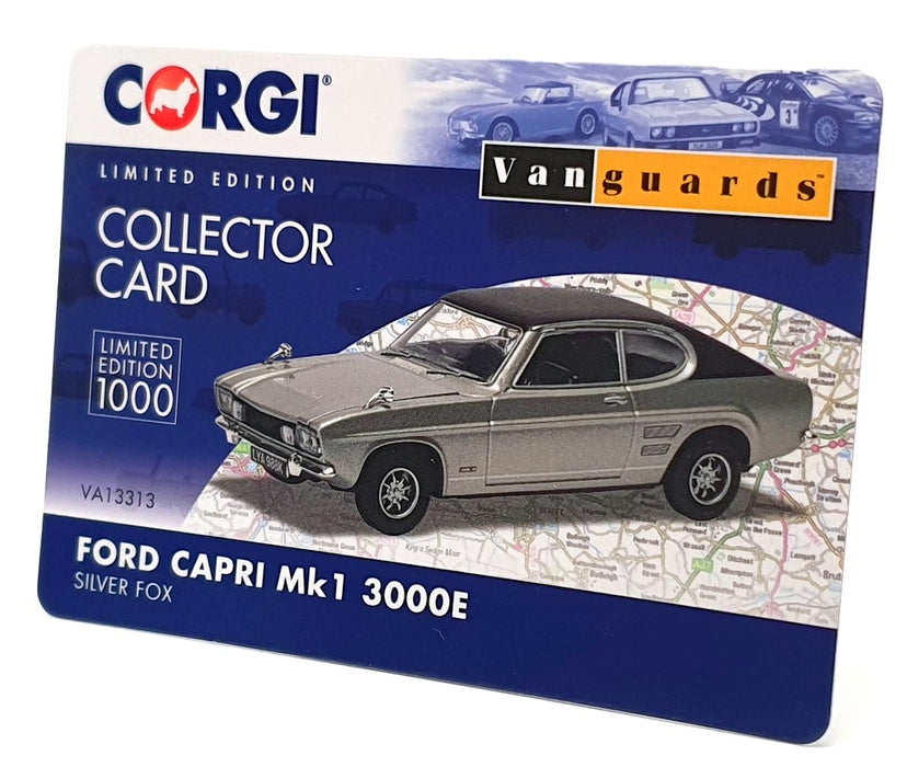 Vanguards 1/43 Scale VA13313 - Ford Capri Mk.1 3000E - Silver Fox