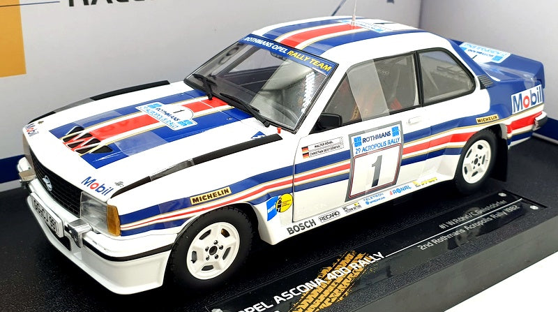 Sun Star 1/18 Scale 5379 - Opel Ascona 400 #1 W.Rohrl Acropolis Rally 1982