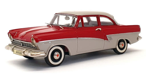 Minicar 43 Everyday Hero No.1 - 1/43 Scale 1958 Ford Taunus 17m - Red /Grey