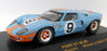 Ixo 1/43 Scale diecast - LMC025 Ford GT40 Gulf Le Mans 1968 #9 Winner Rodriguez