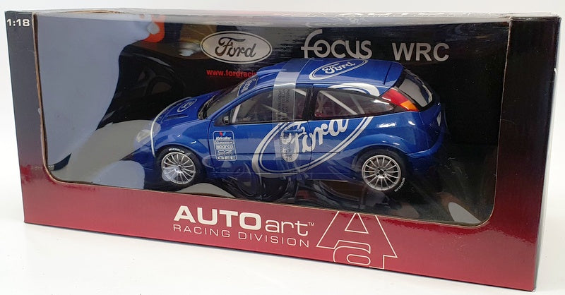 AutoArt 1/18 Scale Diecast 89910 - Ford Focus WRC '99 Presentation - Blue