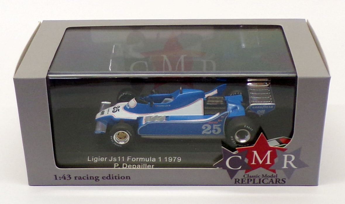 CMR 1/43 Scale CMR43F1008 - Ligier Js11 F1 1979 - #25 P.Depailler