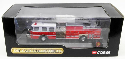 Corgi 1/50 Scale Model Fire Engine 54901 - E-One 75ft Ladder - Demo Colours