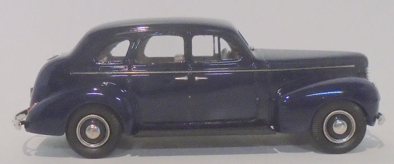 Brooklin 1/43 Scale BRK187 - 1939 Nash Embassador Eight 4-Door Sedan Blue