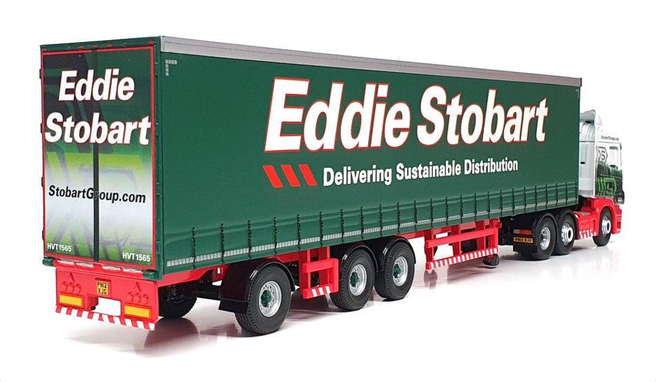 Corgi 1/50 Scale CC13747 - Scania R (Face Lift) Super Cutainside Trailer Stobart