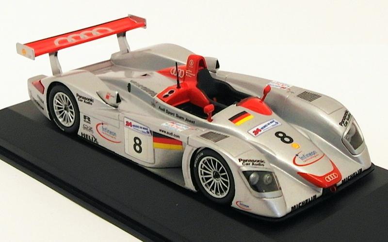 Minichamps 1/43 Scale Model Car 430 000908 - Audi R8S Le Mans 24h 2000