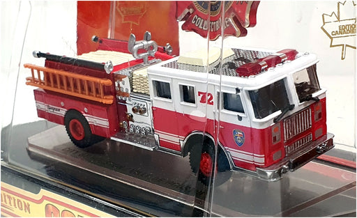 Code 3 1/64 Scale 02451 - Seagrave Fire Engine City Of Houston - Red/White 