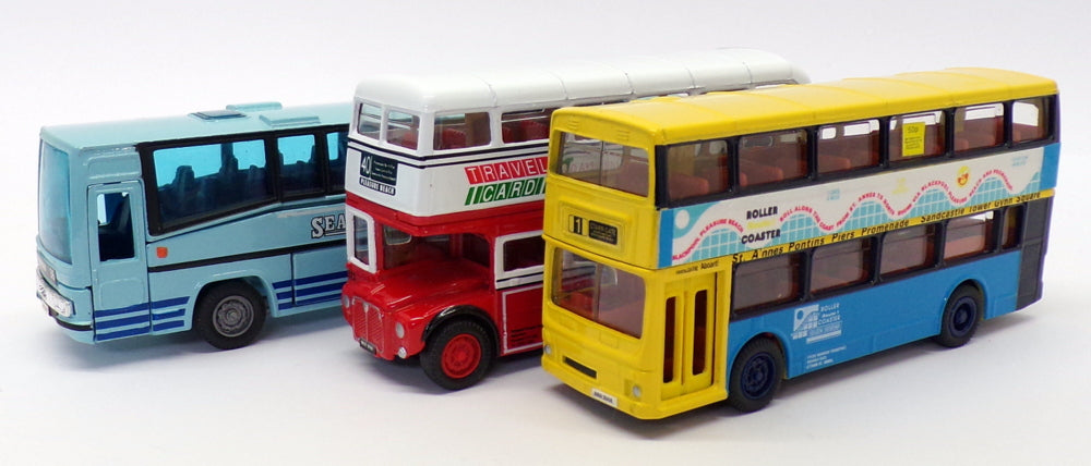 Corgi 1/76 Scale 97064 Blackpool Set Plaxton Paramount AEC Routemaster Metrobus