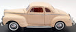 Road Signature 1/18 Scale Diecast 92398 - 1941 Plymouth - Cream