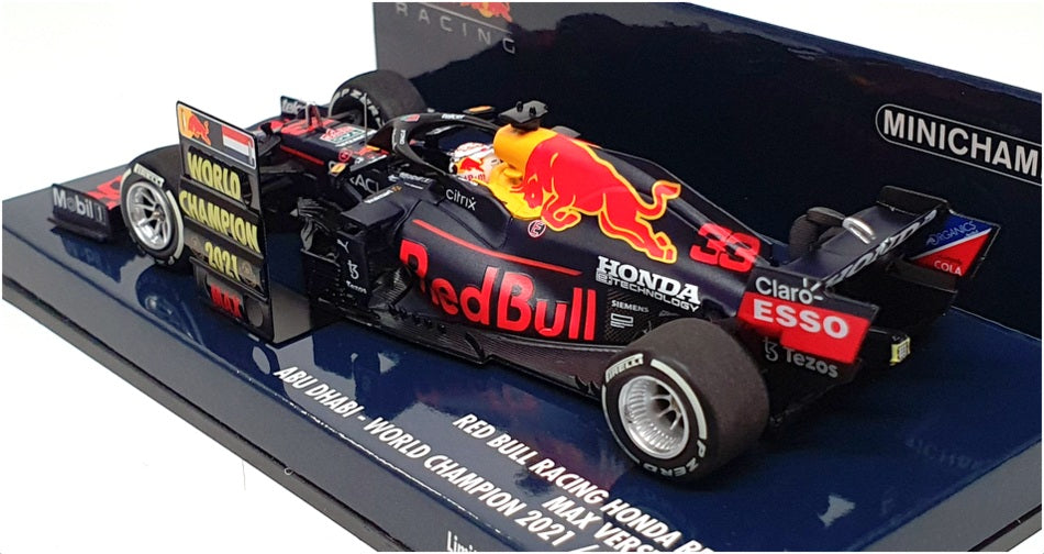 Minichamps 1/43 Scale 410 212333 - F1 Red Bull Honda RB16B WC Verstappen 2021