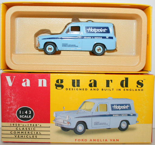 VANGUARDS 1/43 VA4002 FORD ANGLIA VAN HOTPOINT