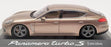 Minichamps 1/43 0200600 - Porsche Panamera Turbo S Executive - Light Gold