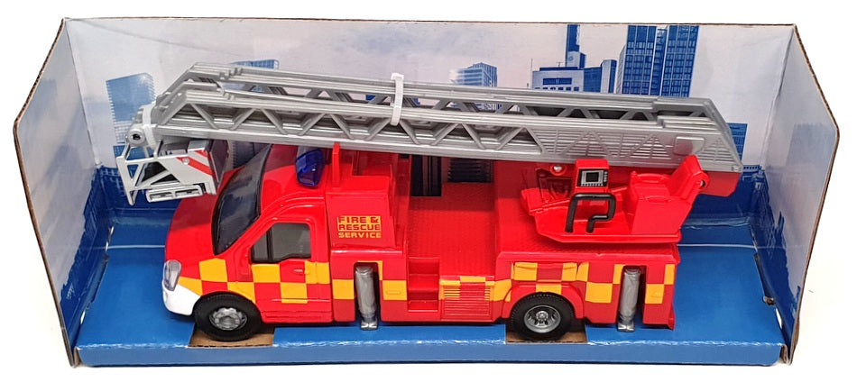 Burago Appx 18cm Long 18-32267 - Municipal Fire Truck With Ladder - Red