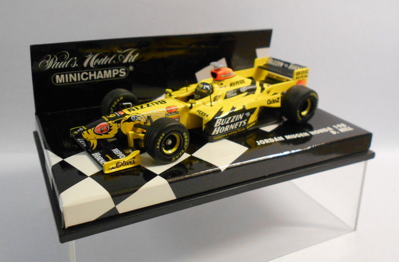 MINICHAMPS F1 1/43 Scale - 430 980009 JORDAN HONDA 198 D.HILL