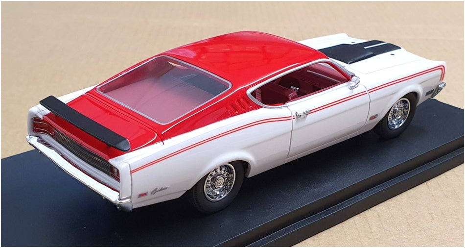 Goldvarg 1/43 Scale Resin GC-031A - 1969 Mercury Cyclone - White/Red