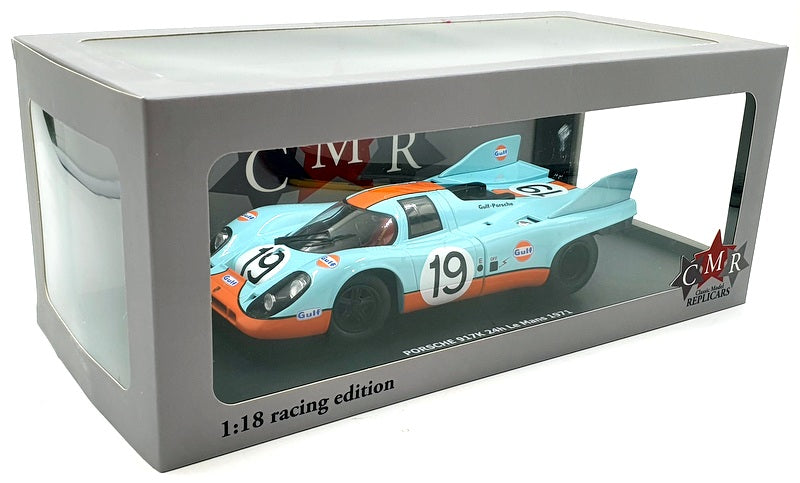 CMR 1/18 Scale Diecast CMR136 - Porsche 917K Gulf Le Mans 1971 #19