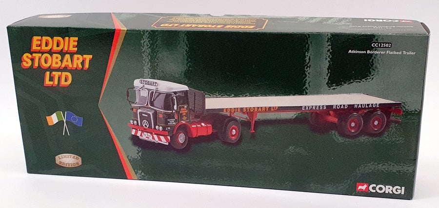 Corgi 1/50 Scale CC12502 - Atkinson Borderer Flatbed Trailer - Stobart