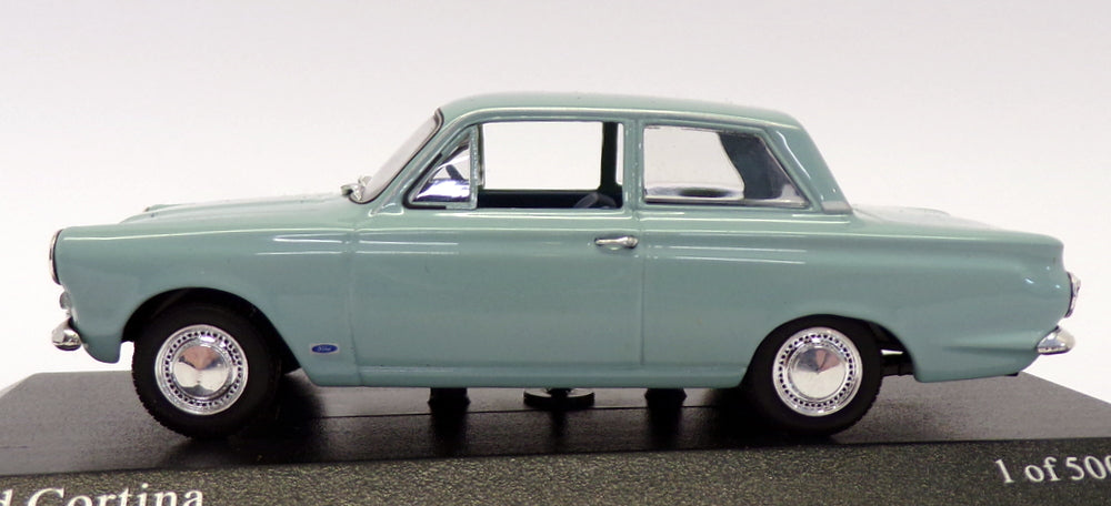 Minichamps 1/43 Scale 400 082004 - 1962 Ford Cortina Mk1 - Light Blue