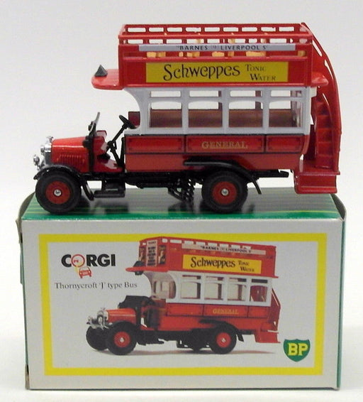 Corgi Diecast Bus TB01 - Thornycroft J Type Bus - Schweppes