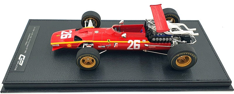 GP Replicas 1/18 Scale Resin GP112D - Ferrari 312 1968 #26 J.Ickx