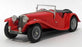 Lansdowne Models 1/43 Scale LDM63A - 1938 AC 16/80 Sports Roadster Open - Red