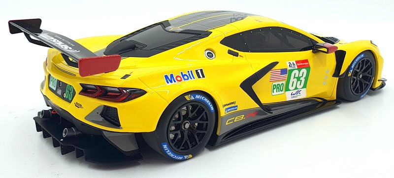 GT Spirit 1/18 Scale Resin GT878 - Corvette C8 R LM 2021 #63 - Yellow