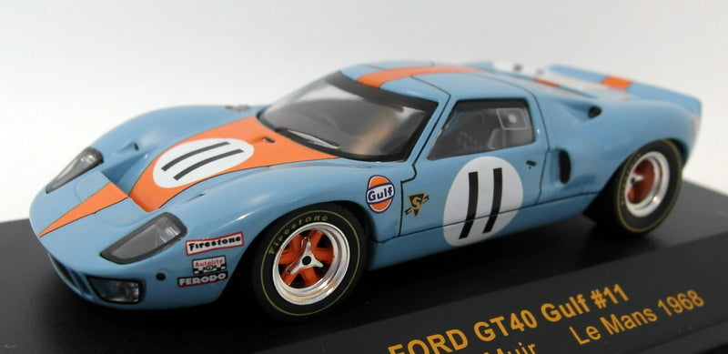 Ixo 1/43 Scale diecast - LMC027 Ford GT40 Gulf Le Mans 1968 #11 Oliver Muir