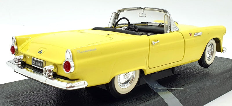 Road Signature 1/18 Scale Diecast 92068 - 1955 Ford Thunderbird - Yellow