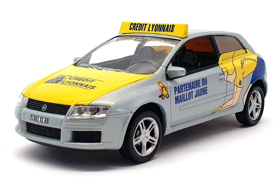 Norev 1/43 Scale Diecast 31821B - Fiat Stilo Tour De France - Yellow/Grey