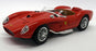 Burago 1/18 Scale Diecast - 3007 1957 Ferrari 250 Testarossa Red Brown seats