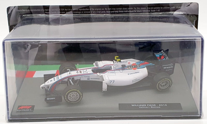 Altaya 1/43 Scale 1101IR2  - Williams FW36 2014 Vaitteri Bottas