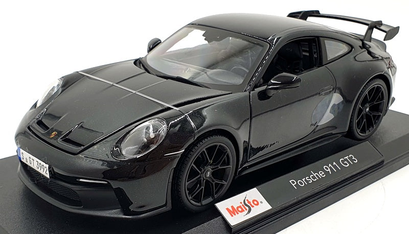 Maisto 1/18 Scale Diecast 46629 - Porsche 911 GT3 - Black — R.M.Toys Ltd