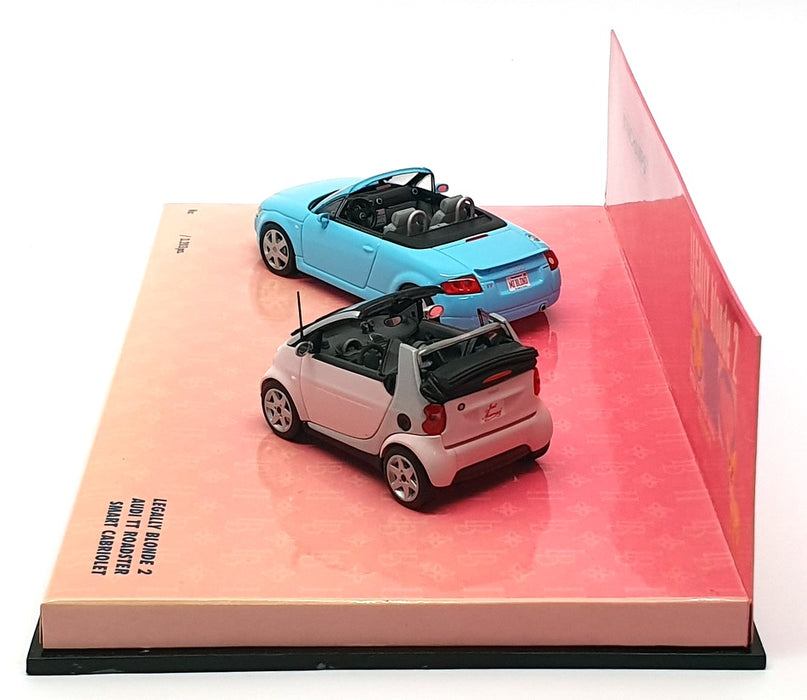 Minichamps 1/43 Scale 402 173900 - Audi TT & Smart Cabrio - Legally Blonde 2