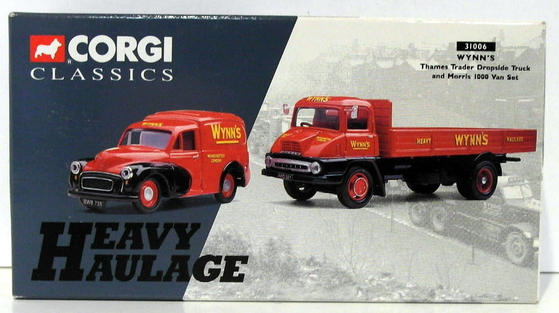 Corgi 1/43 Scale 31006 - Thames Trader Dropside Truck & Morris 1000 Van Set