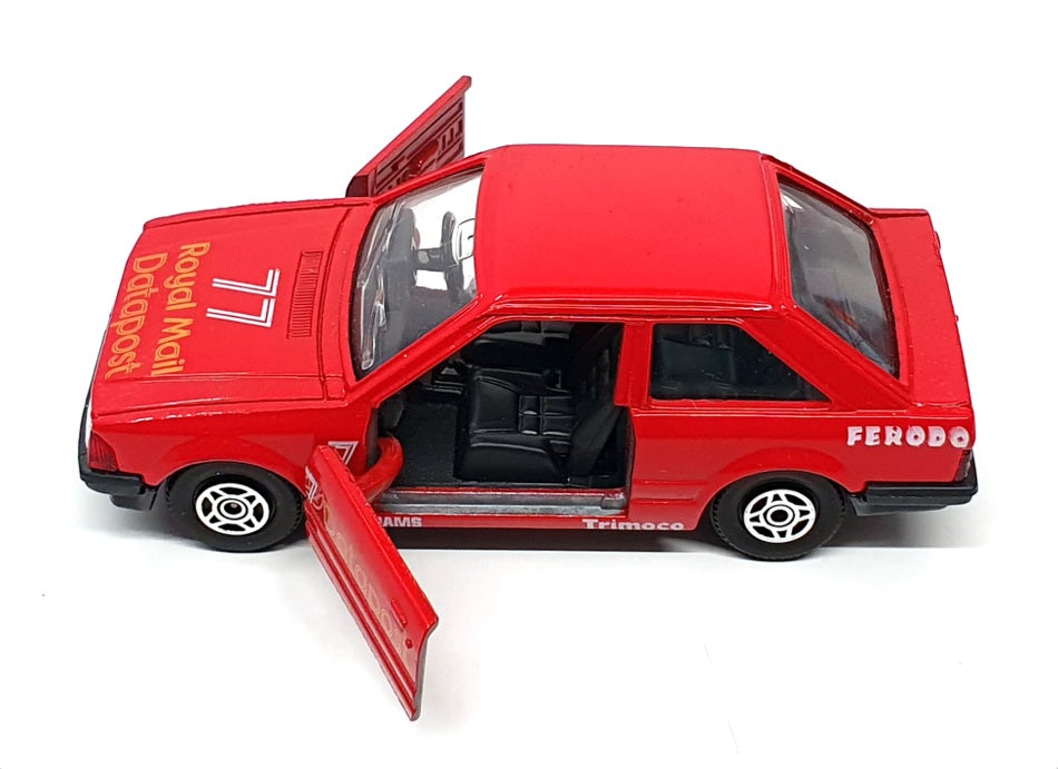 Corgi 10cm Long Diecast 612 - Ford Escort Royal Mail Datapost - Red