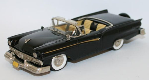 Brooklin Models 1/43 Scale BRK35A - 1957 Ford Skyliner Top Down - Raven Black